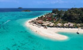 Bulow casa grand resort, view from sky of Koh Lipe Island in Thailand