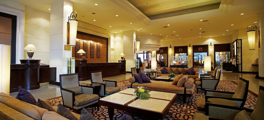 Elegant Lobby at Centara Hotel Hat Yai