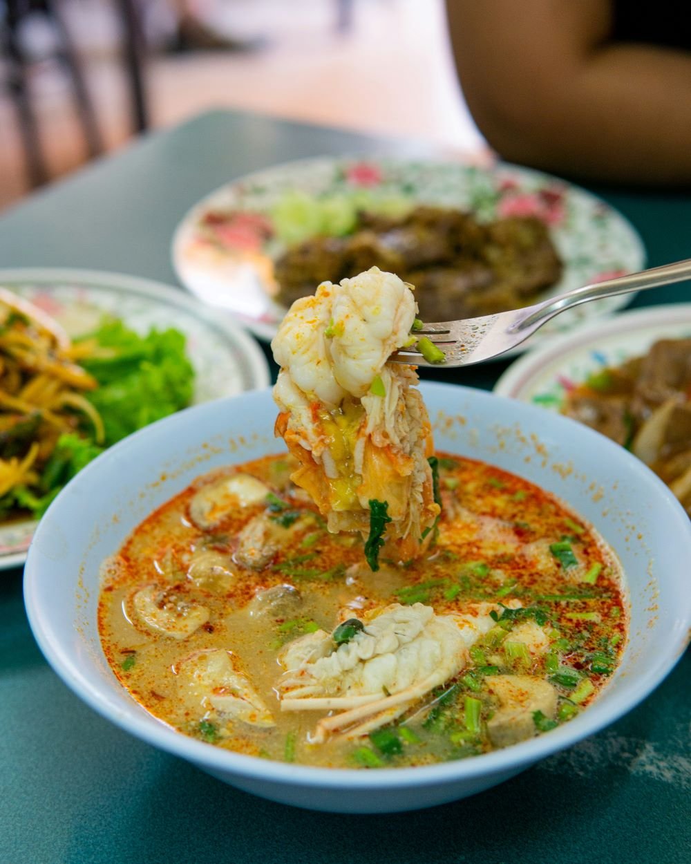 Fresh seafood at Kim Yong Market