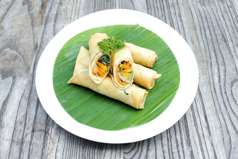 Vegetarian spring rolls