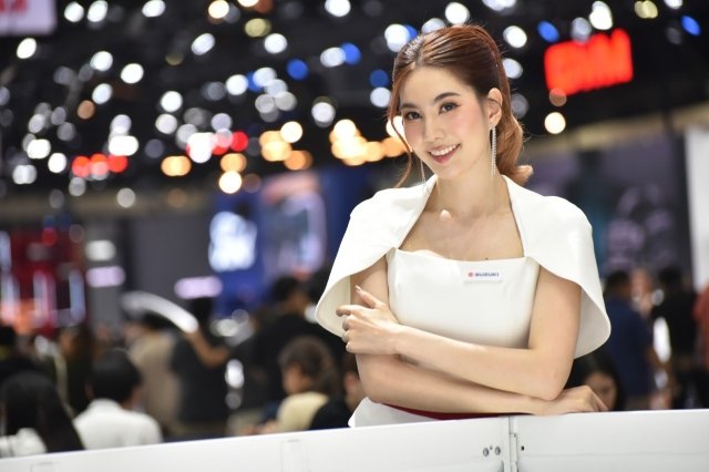 Beautiful Thai presenter at Motor EXPO 2025